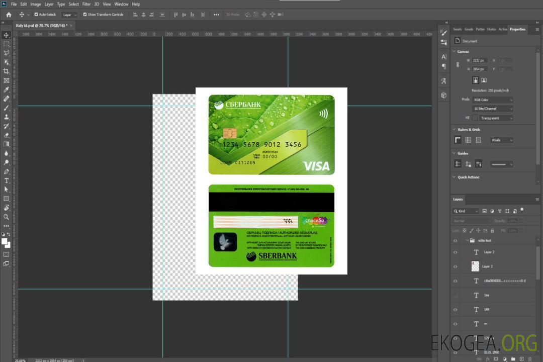 Carte de crédit visa Russie Sberbank template Carte de crédit visa Russie Sberbank template